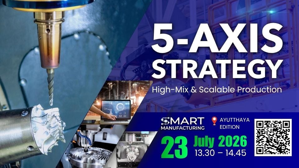 5-Axis Strategy สำหรับ High-Mix Manufacturing | Smart Manufacturing 2026