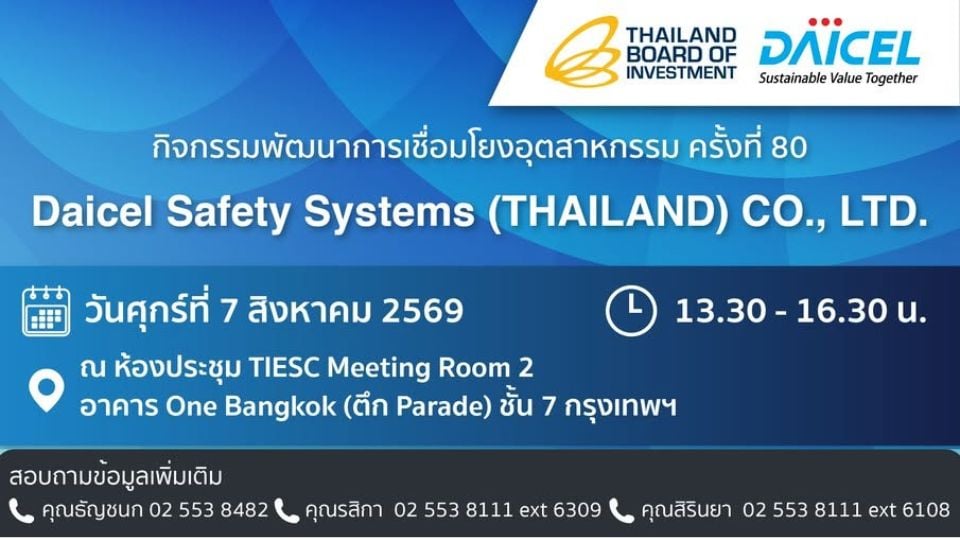 กิจกรรมเชื่อมโยงอุตสาหกรรม ครั้งที่ 80 เปิดเวที Business Matching