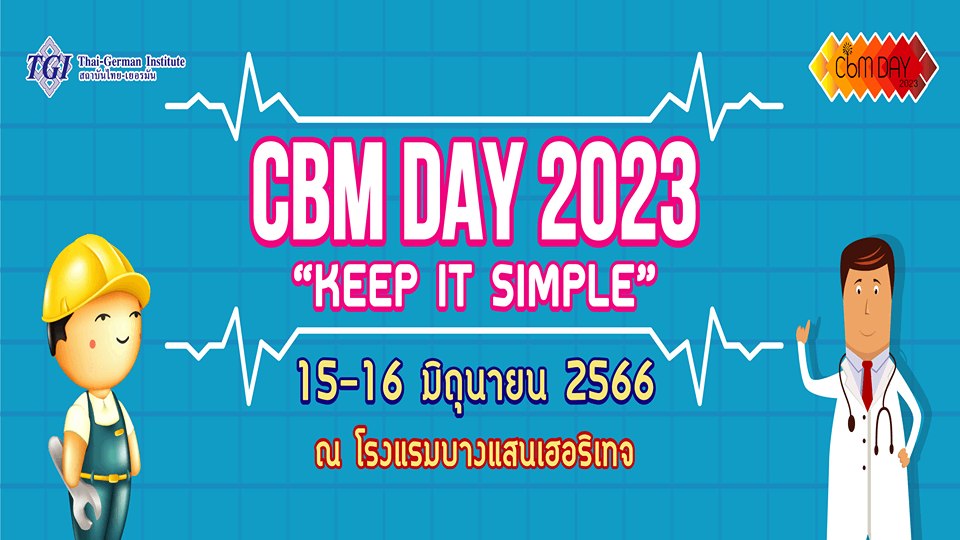 CBM DAY 2023, สถาบันไทย-เยอรมัน (TGI), Condition Based Maintenance (CBM), สถาบันไทย-เยอรมัน อบรม