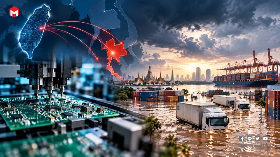 น้ำท่วมไทยกระทบ Supply Chain PCB ไต้หวัน หวั่นโลจิสติกส์สะดุด 