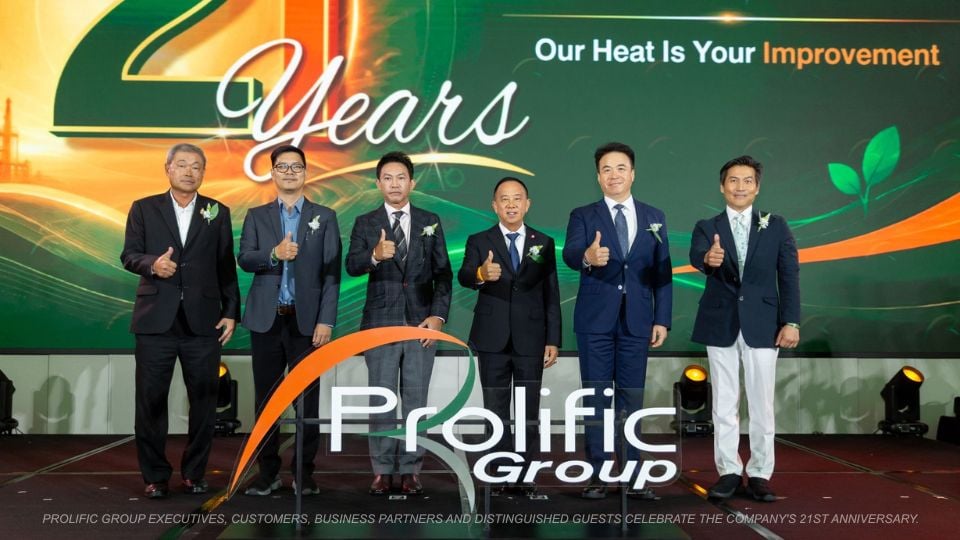 Prolific Group Celebrates 21st Anniversary, Launches Pollution Control Business