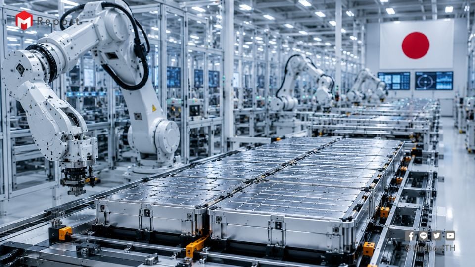 ญี่ปุ่นเร่งลงทุนโรงงานแบตเตอรี่ Solid-State รุ่นใหม่ รับการแข่งขัน EV โลก