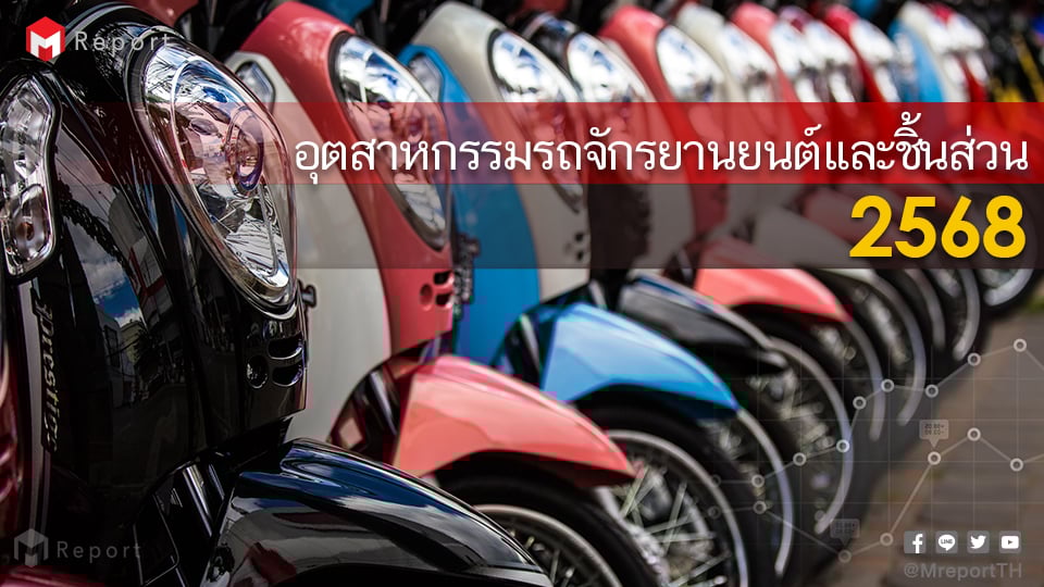 อุตสาหกรรมรถจักรยานยนต์ไทย ปี 2568 ขยายตัวเล็กน้อย ตลาดในประเทศยังเป็นแรงขับหลัก
