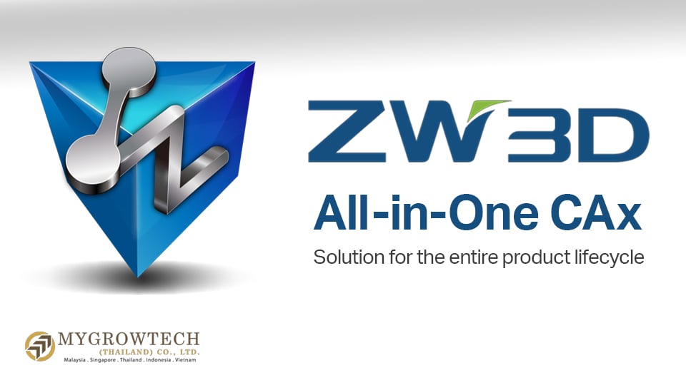 ZW3D โปรแกรม CAD CAM ครบวงจร | แก้ไฟล์ข้ามค่าย ทำ CAM อัตโนมัติ ลดเวลาออกแบบ