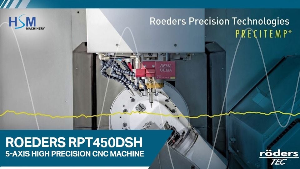 ROEDERS RPT450DSH | เครื่อง CNC 5 แกน High Precision 