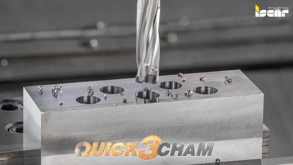 ISCAR Quick3Cham F3B Counterboring Head | Higher Productivity & Hole Straightness