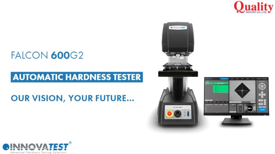 เครื่องทดสอบความแข็งสเกลไมโครวิคเกอร์สแบบอัตโนมัติ (Automatic Vickers Hardness Tester) รุ่น Falcon 600G2 ยี่ห้อ Innovatest