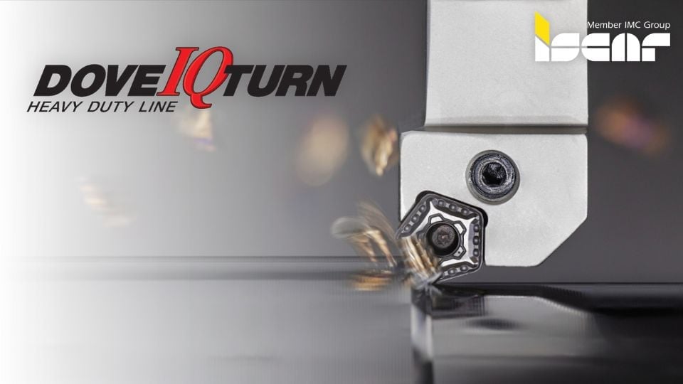 DOVE-IQ-TURN เม็ดมีด 10 คมตัด งานกลึงหยาบ | ISCAR