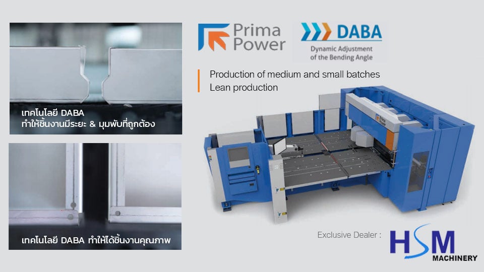 HSM Machinery เปิดเทคโนโลยี DABA จาก Prima Power สร้างงานพับอัตโนมัติที่เหนือกว่า (Automatic Panel Bender)