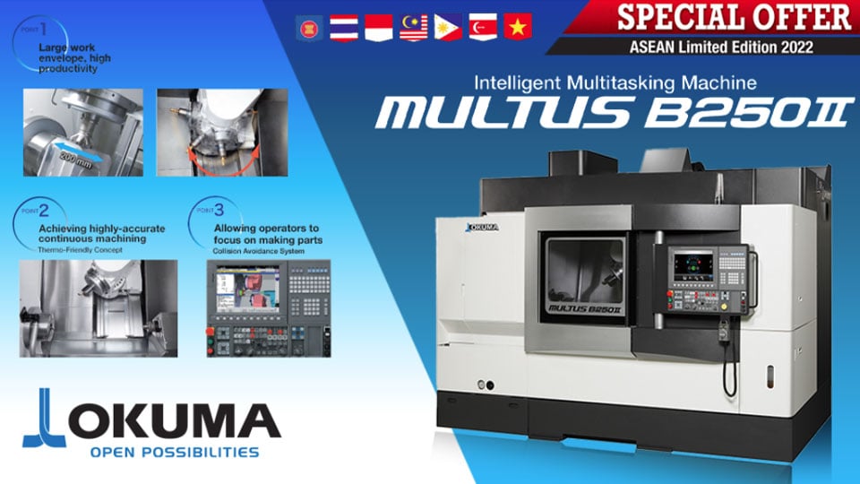 MULTUS B250II ข้อเสนอพิเศษ Asean Limited Edition 2022 จาก OKUMA