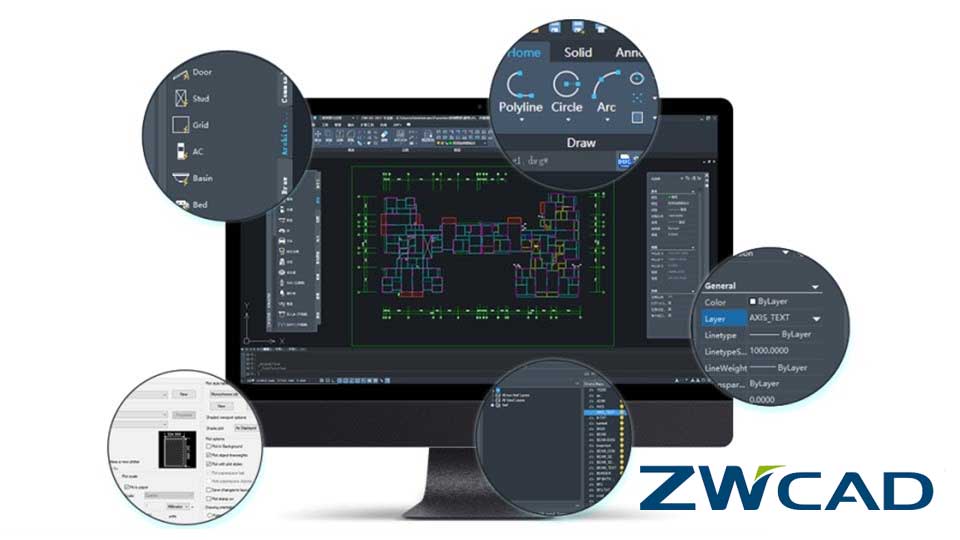 Zwcad/Zw3D โปรแกรมออกแบบ เขียนแบบ Cad Cam สำหรับไฟล์ Dwg และสร้างโมเดล 3D