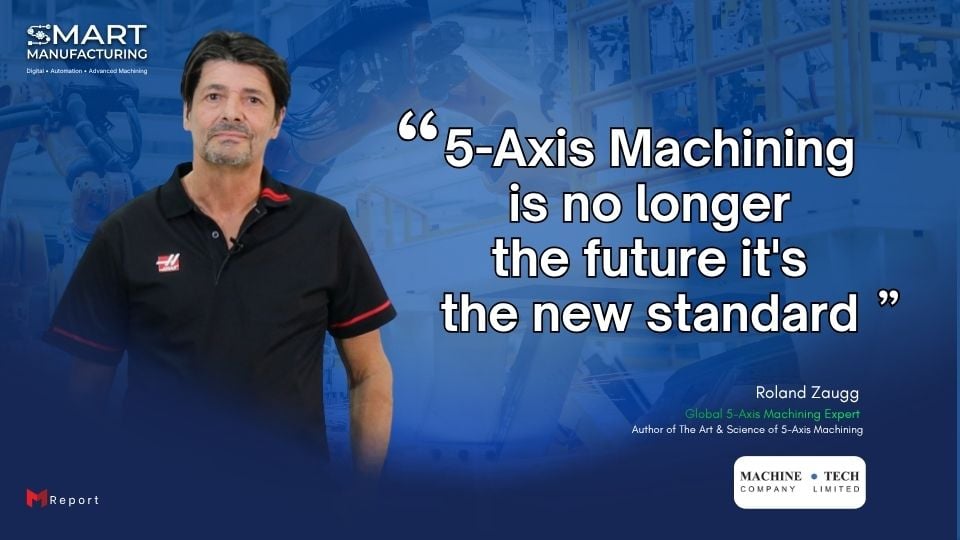 Roland Zaugg ชี้ 5-Axis Machining คือมาตรฐานใหม่ของอุตสาหกรรม | Smart Manufacturing 2026
