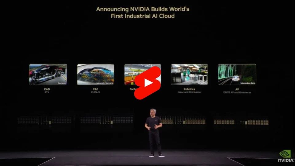 Nvidia เตรียมสร้างคลาวด์ AI อุตสาหกรรมแห่งแรกในเยอรมนี