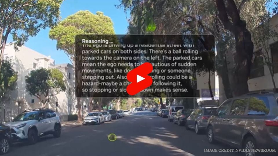Nvidia ปล่อยโอเพนซอร์ส Alpamayo-R1 เร่งพัฒนา AI สำหรับระบบขับขี่อัตโนมัติ