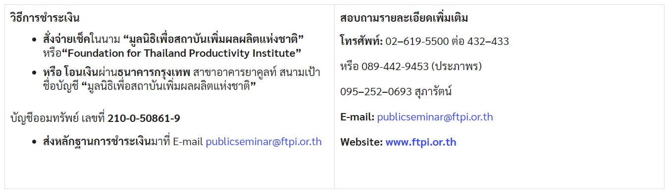 ฝึกอบรม สถาบันเพิ่มผลผลิตแห่งชาติ 2023, สัมมนา Productivity Roadshow 2023: สร้างเสริมความรู้ด้วย Lean และ แนวทางการสร้าง Engagement โดย สถาบันเพิ่มผลผลิตแห่งชาติ 26- 27 ก.ย.นี้