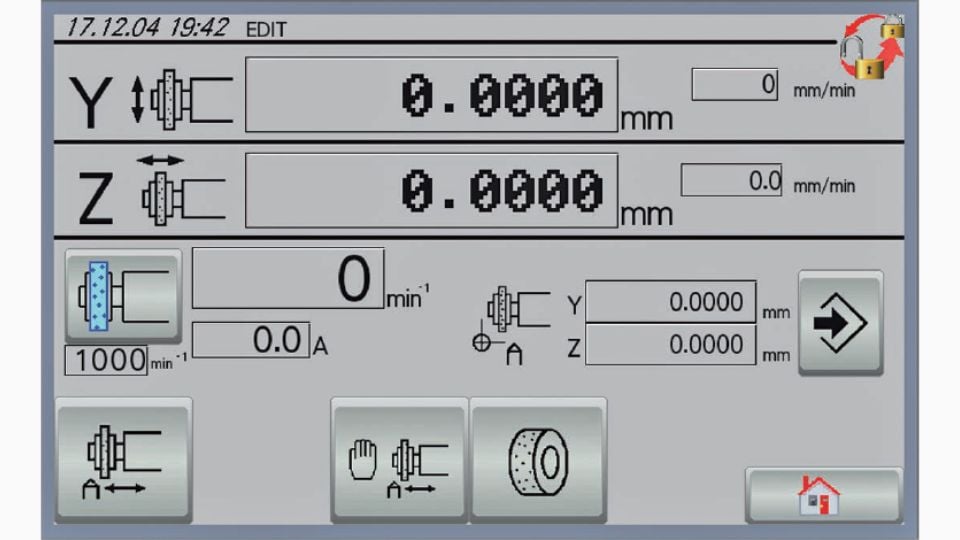 automatic dress system okamoto surface grinding machine