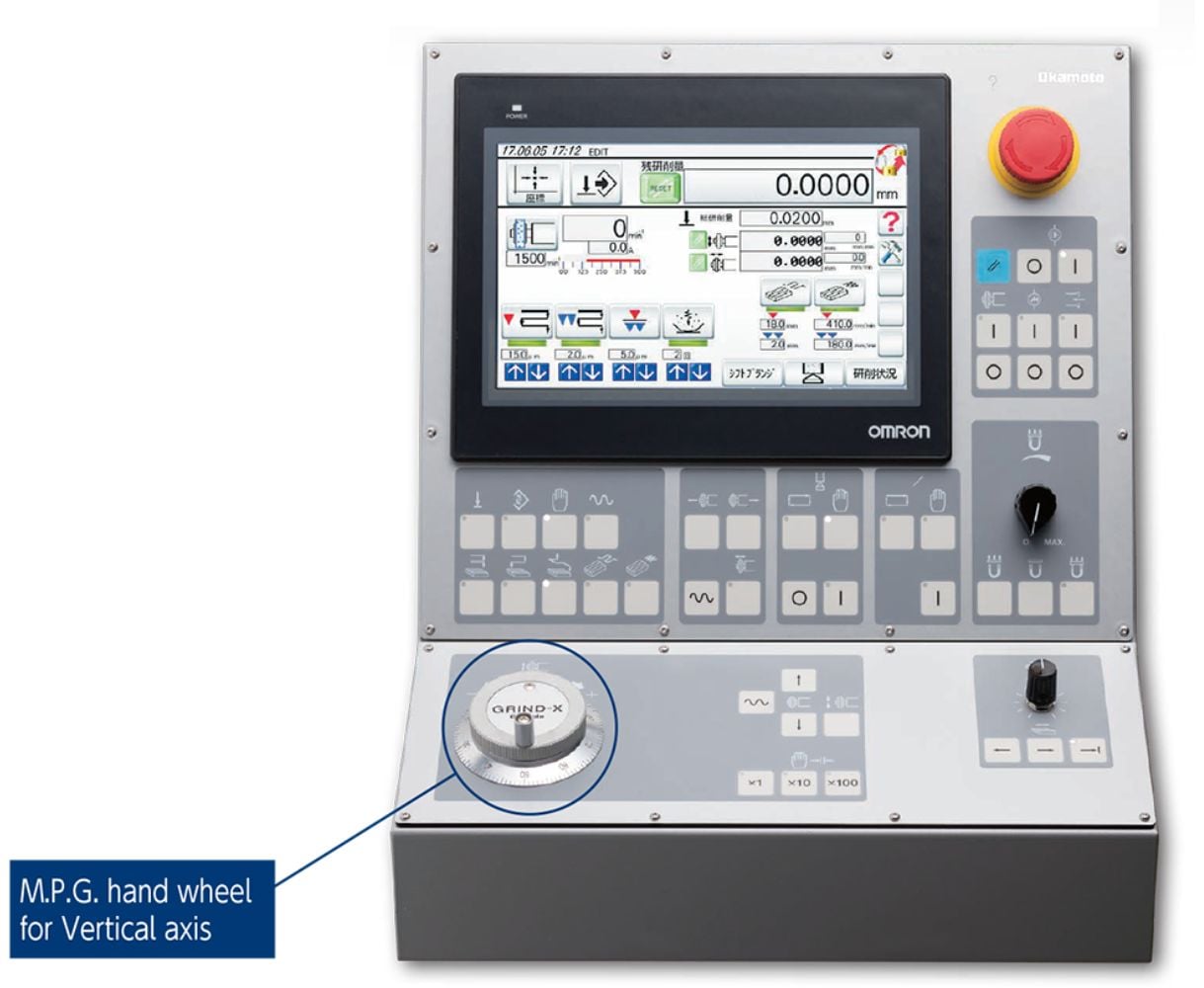 OKAMOTO grinding machine LCD touch screen controller
