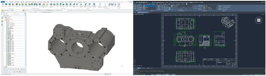 การทำงานร่วมกันของ ZWCAD และ ZW3D ในระบบ CAD CAM เชื่อมโยงแบบ 2D และ 3D สำหรับงานออกแบบและผลิต CNC