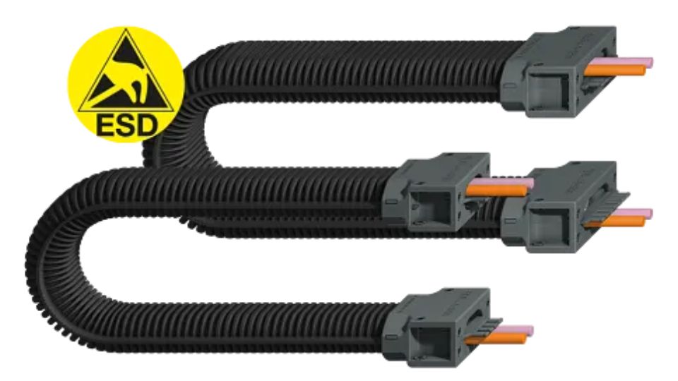 e-skin soft ESD รางกระดูกงูป้องกันไฟฟ้าสถิต สำหรับอุตสาหกรรมแบตเตอรี่