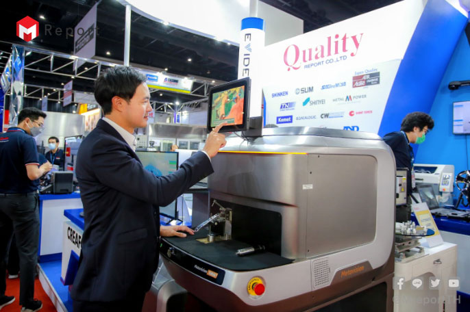 Quality Report เปิดตัว เครื่องวิเคราะห์โลหะ OES ใหม่ล่าสุดจาก Metal Power เป็นครั้งแรกในไทย @manufacturingexpo2022