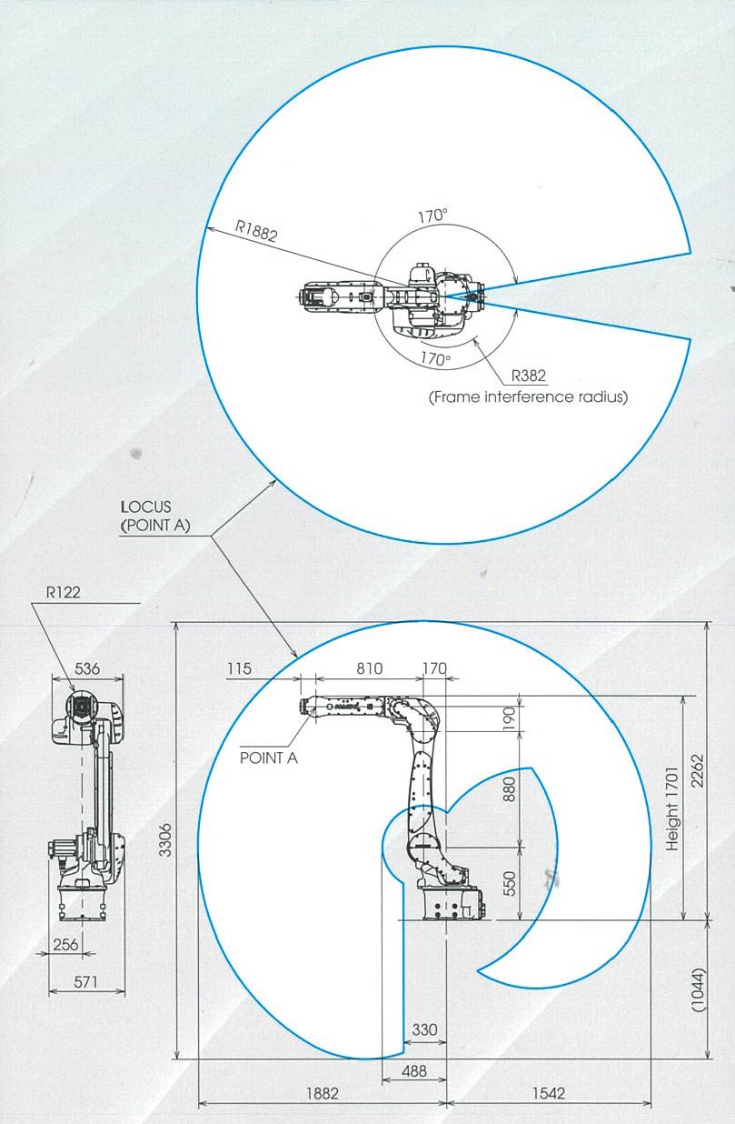 Nachi MZ25, 6-Axis Industrial Robot