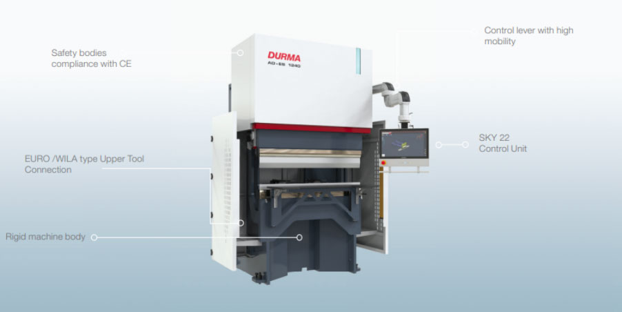 เครื่องพับโลหะแผ่น Durma รุ่น AD-ES ประสิทธิภาพสูง ประหยัดพลังงาน เป็นมิตรต่อสิ่งแวดล้อม, บริษัท มินเซนแมชีนเนอรี่ จำกัด, Min Sen Machinery Co.,Ltd.