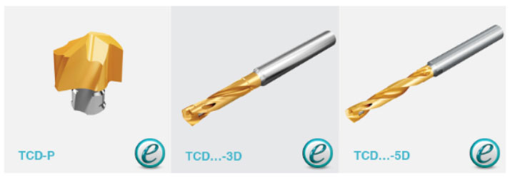 WIN-DRILL TCD ของ TaeguTec ดอกสว่านแบบเปลี่ยนได้สำหรับการทำรูขนาดเล็ก